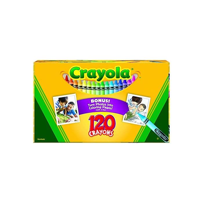 Crayola Crayons Non Peggable - 120/Pkg