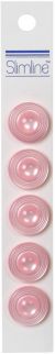 Slimline Buttons -Pink Shank 3/4