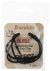 Silkies Rope Bracelets 7.75 Inch 3 Per Pkg Black