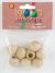Round Wood Beads 20mm 8/Pkg Natural