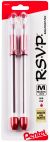 Pentel R.S.V.P. Medium Ballpoint Pens 2/Pkg-Red