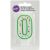 Polka Dot Numeral Candle 3 Inch 1 Per Pkg 0 Green