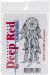 Deep Red Cling Stamp 1.5 inch X3.2 inch Dream Catcher