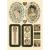 Stamperia Wooden Shapes A5-Bag Handles & Hearts, Klimt