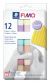 Fimo Professional Soft Polymer Clay 12 per Pkg Pastel