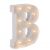 Darice Light Up White Marquee Letters - Letter B 9.875 inches