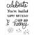 Party Time Collection Clear Acrylic Stamps