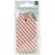 All Wrapped Up Collection Christmas Striped Tags With Glitter Accents