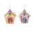 Gingerbread House Ornament 4.35 Inches, Assorted Styles