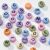 Acrylic Alphabet Beads Round Assorted Colors with 