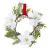 Christmas Poinsettia Wreath Juniper, Boxwood - 14 Inches