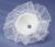 Bouquet Holder White Tulle 9 Inches With A 10 Inch Diameter