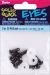 Shank Back Solid Eyes with Plastic Washers 9 mm Black