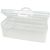 Plastic Craft Hobby Tote Clear 13.5 X 5.5 X 5.5 Inches