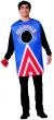 Cornhole Bean Bag Game Funny Costume Adult, One Size