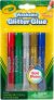 Crayola Washable Glitter Glue Pens 5/Pkg-Bold